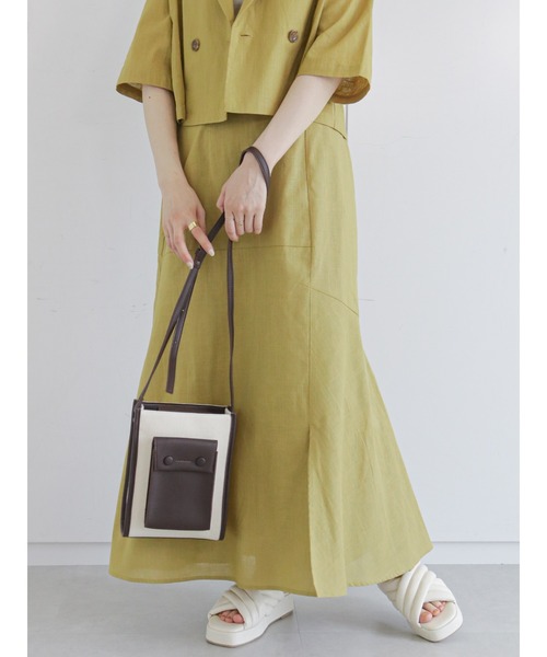 ehka sopo（エヘカソポ）の「パイピングショルダーバッグ（ショルダーバッグ・レディース・ブラウン/キャメル/ブラック・ﾌﾘ-）」の18枚目の写真