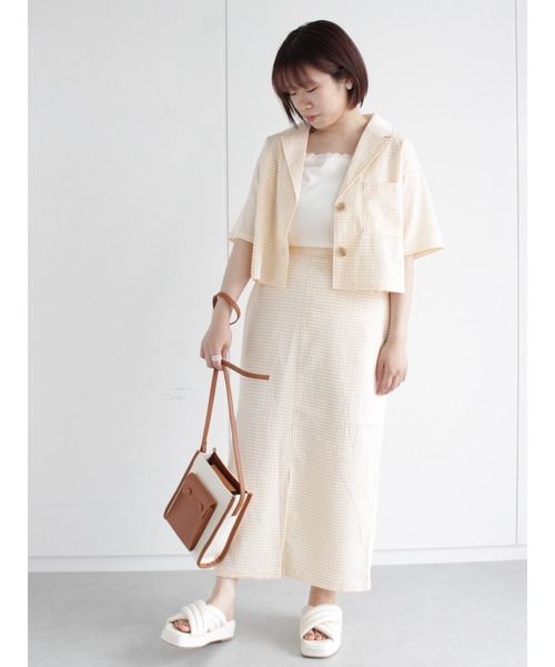 ehka sopo（エヘカソポ）の「パイピングショルダーバッグ（ショルダーバッグ・レディース・ブラウン/キャメル/ブラック・ﾌﾘ-）」の21枚目の写真