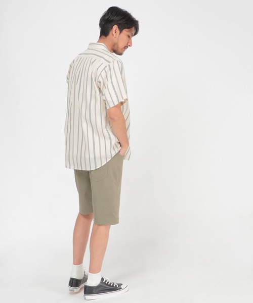ikka(イッカ)の「パナマレギュラーカラーシャツ(シャツ/ブラウス・メンズ・ホワイト/ネイビー/オフホワイト/ブルー・S/M/L/XL)」の8枚目の写真