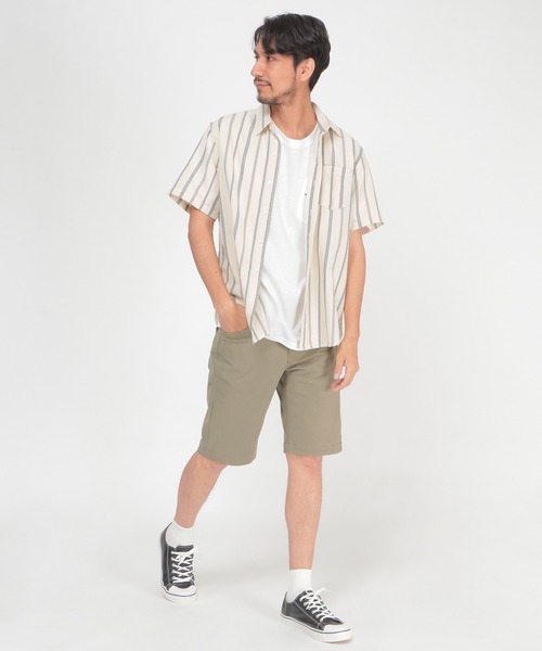 ikka(イッカ)の「パナマレギュラーカラーシャツ(シャツ/ブラウス・メンズ・ホワイト/ネイビー/オフホワイト/ブルー・S/M/L/XL)」の22枚目の写真