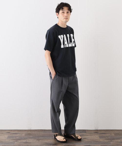 Champion(チャンピオン)の「【CHAMPION / チャンピオン】 T-1011 YALE T-SHIRT(Tシャツ/カットソー・メンズ・ホワイト/ネイビー・MEDIUM/LARGE/X-LARGE)」の3枚目の写真