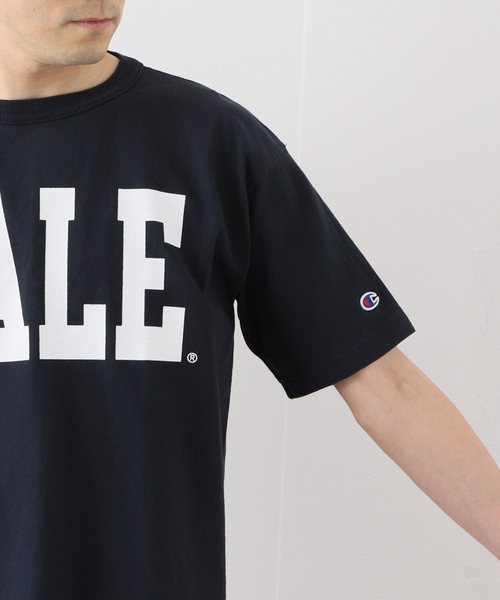 Champion(チャンピオン)の「【CHAMPION / チャンピオン】 T-1011 YALE T-SHIRT(Tシャツ/カットソー・メンズ・ホワイト/ネイビー・MEDIUM/LARGE/X-LARGE)」の9枚目の写真
