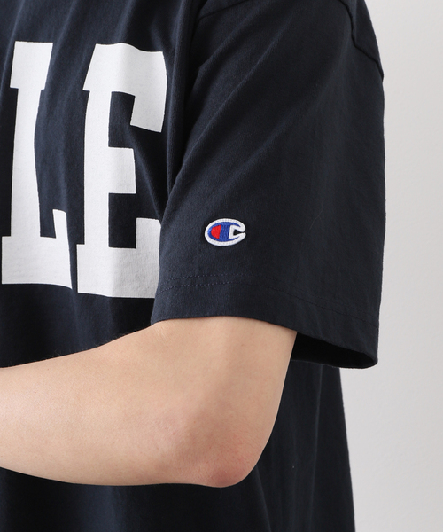 Champion(チャンピオン)の「【CHAMPION / チャンピオン】 T-1011 YALE T-SHIRT(Tシャツ/カットソー・メンズ・ホワイト/ネイビー・MEDIUM/LARGE/X-LARGE)」の10枚目の写真