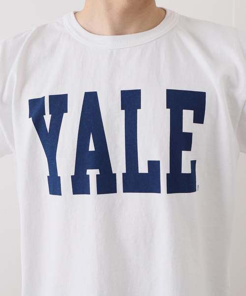 Champion(チャンピオン)の「【CHAMPION / チャンピオン】 T-1011 YALE T-SHIRT(Tシャツ/カットソー・メンズ・ホワイト/ネイビー・MEDIUM/LARGE/X-LARGE)」の12枚目の写真