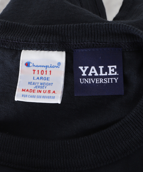 Champion(チャンピオン)の「【CHAMPION / チャンピオン】 T-1011 YALE T-SHIRT(Tシャツ/カットソー・メンズ・ホワイト/ネイビー・MEDIUM/LARGE/X-LARGE)」の15枚目の写真