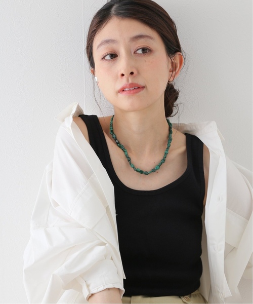 JOURNAL STANDARD relume(ジャーナルスタンダード レリューム)の「《追加3》オーガニックコットンマルドウテレコタンクトップ(タンクトップ・レディース・ホワイト/ブラック/ベージュ/ブラウン・FREE)」の6枚目の写真