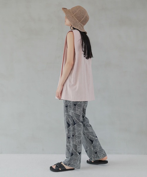 LAKOLE（ラコレ）の「コットンスラブペプラムブラウス / 295148（シャツ/ブラウス・レディース・ブラック/オフホワイト/桜・SMALL/MEDIUM）」の22枚目の写真