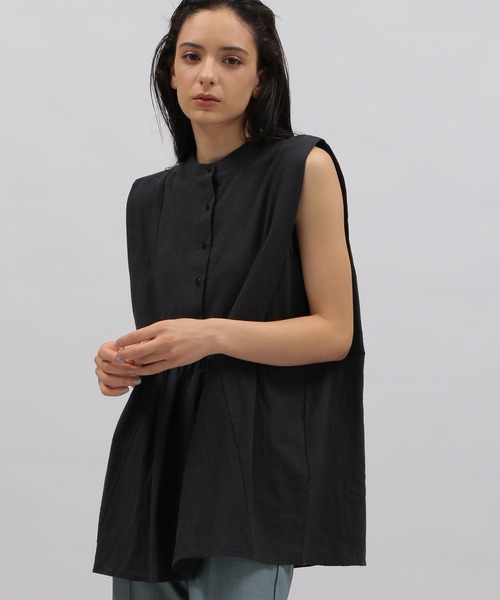 LAKOLE（ラコレ）の「コットンスラブペプラムブラウス / 295148（シャツ/ブラウス・レディース・ブラック/オフホワイト/桜・SMALL/MEDIUM）」の20枚目の写真