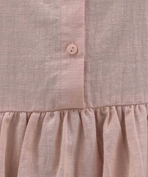 LAKOLE（ラコレ）の「コットンスラブペプラムブラウス / 295148（シャツ/ブラウス・レディース・ブラック/オフホワイト/桜・SMALL/MEDIUM）」の17枚目の写真