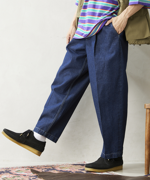 JOURNAL STANDARD relume（ジャーナルスタンダード　レリューム）の「Relume Jeans デニムテーパードスラックス（デニムパンツ・メンズ・その他/ネイビー/ブルー/ブラック・MEDIUM/LARGE）」の13枚目の写真