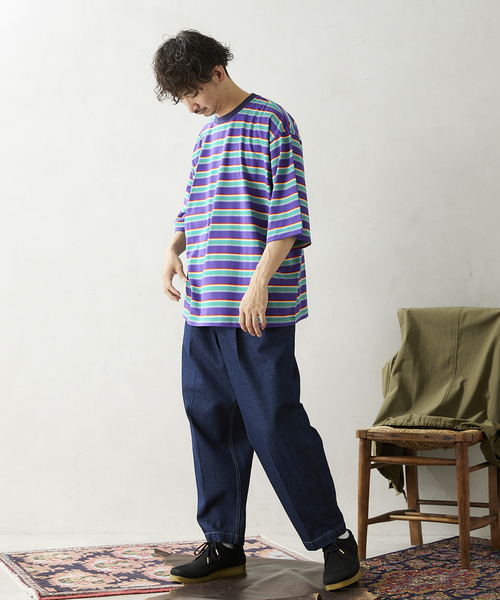 JOURNAL STANDARD relume（ジャーナルスタンダード　レリューム）の「Relume Jeans デニムテーパードスラックス（デニムパンツ・メンズ・その他/ネイビー/ブルー/ブラック・MEDIUM/LARGE）」の17枚目の写真