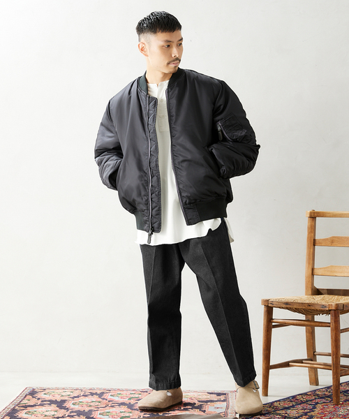 JOURNAL STANDARD relume（ジャーナルスタンダード　レリューム）の「Relume Jeans デニムテーパードスラックス（デニムパンツ・メンズ・その他/ネイビー/ブルー/ブラック・MEDIUM/LARGE）」の9枚目の写真