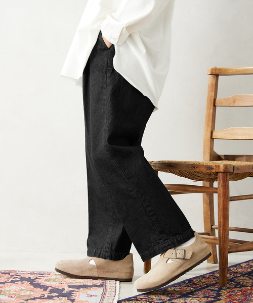 JOURNAL STANDARD relume（ジャーナルスタンダード　レリューム）の「Relume Jeans デニムテーパードスラックス（デニムパンツ・メンズ・その他/ネイビー/ブルー/ブラック・MEDIUM/LARGE）」の14枚目の写真