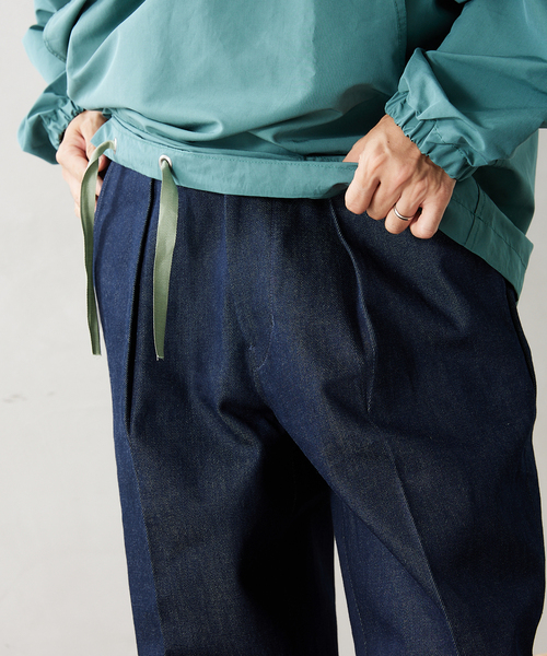 JOURNAL STANDARD relume（ジャーナルスタンダード　レリューム）の「Relume Jeans デニムテーパードスラックス（デニムパンツ・メンズ・その他/ネイビー/ブルー/ブラック・MEDIUM/LARGE）」の19枚目の写真