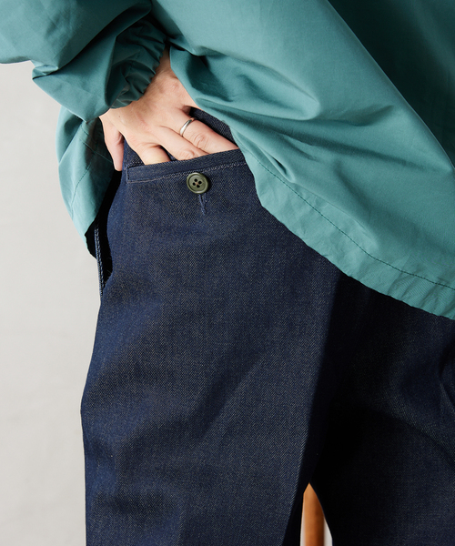 JOURNAL STANDARD relume（ジャーナルスタンダード　レリューム）の「Relume Jeans デニムテーパードスラックス（デニムパンツ・メンズ・その他/ネイビー/ブルー/ブラック・MEDIUM/LARGE）」の11枚目の写真