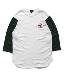 CHERRY 1p BB Tee ベースボール セットイン 七分袖