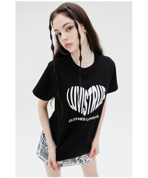aeae ハートロゴ Tシャツ ホワイト フリーサイズ 韓国 aeae ハートロゴTシャツ ホワイト 白 - メルカリ