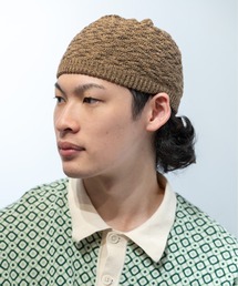 Fab（ファブ）の「fab 模様編み　イスラムワッチ　ショート（ニットキャップ/ビーニー）」