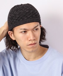Fab（ファブ）の「fab 模様編み　イスラムワッチ　ショート（ニットキャップ/ビーニー）」