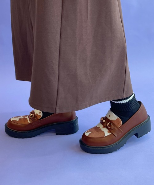 w closet（ダブルクローゼット）の「アソートローファー（ローファー・レディース・ホワイト×ブラック/ブラウン/ブラック・M/L）」の13枚目の写真