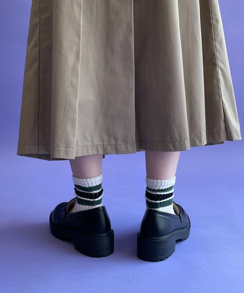 w closet（ダブルクローゼット）の「アソートローファー（ローファー・レディース・ホワイト×ブラック/ブラウン/ブラック・M/L）」の17枚目の写真