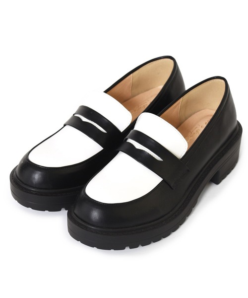 w closet（ダブルクローゼット）の「アソートローファー（ローファー・レディース・ホワイト×ブラック/ブラウン/ブラック・M/L）」の20枚目の写真