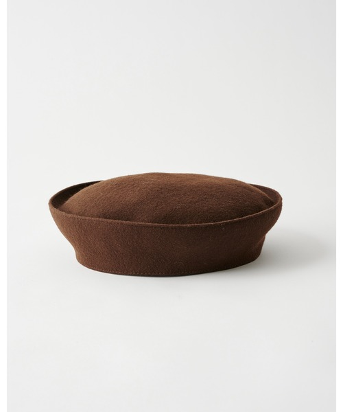 La Maison de Lyllis（メゾンドリリス）の「MARINE BERET ﾏﾘﾝﾍﾞﾚｰ/ La Maison de Lyllis メゾンドリリス 2223007（ハンチング/ベレー帽・レディース・ブラウン/オリーブ/シルバー/パープル系その他・57cm）」の16枚目の写真