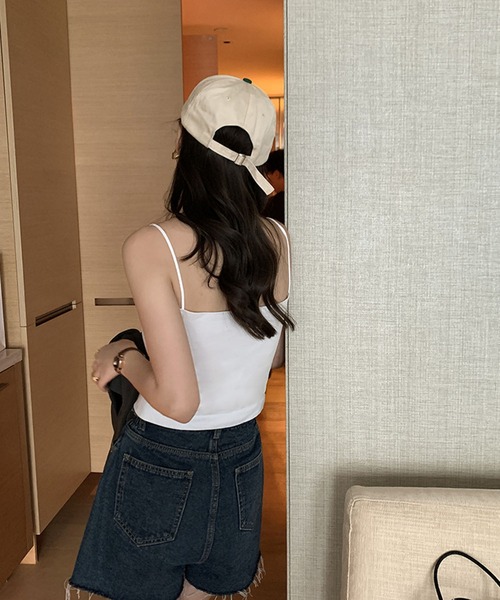 Auntie Rosa（アンティローザ）の「スクエアキャミソール（タンクトップ・レディース・ホワイト/ブラック/グレー・FREE）」の16枚目の写真