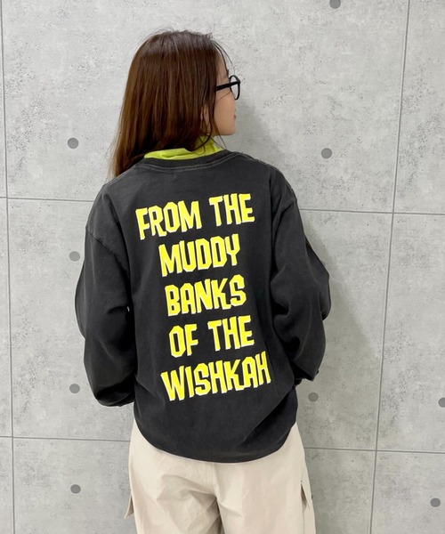 GOOD ROCK SPEED（グッドロックスピード）の「【GOOD ROCK SPEED】NIRVANA BAND ロンT（Tシャツ/カットソー・レディース・チャコールグレー・FREE）」の2枚目の写真