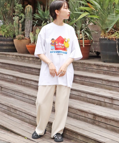 A FEW GOOD KIDS(ア フュー グッド キッズ)の「A FEW GOOD KIDS/アフューグッドキッズ POPULAR CARTOON TEE 半袖Tシャツ(Tシャツ/カットソー・メンズ・ホワイト/ブラック・M/L/XL)」の19枚目の写真