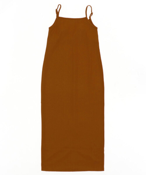 KOBE LETTUCE（コウベレタス）の「カップ付きサーマルキャミワンピース（ワンピース・レディース・ブラウン/グレー/ブラック・FREE）」の13枚目の写真