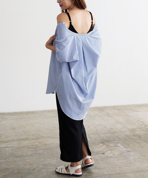 KOBE LETTUCE（コウベレタス）の「カップ付きサーマルキャミワンピース（ワンピース・レディース・ブラウン/グレー/ブラック・FREE）」の8枚目の写真