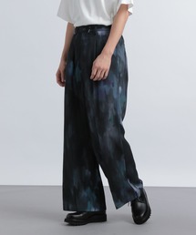 HARE | 【SETUP対応】ブラーアートトロミワイドフレアパンツ(HARE)(その他パンツ)