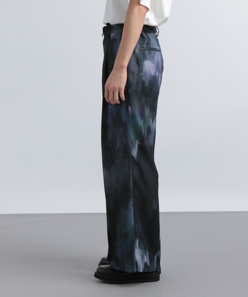 HARE（ハレ）の「【SETUP対応】ブラーアートトロミワイドフレアパンツ(HARE)（その他パンツ・メンズ・ブラック系その他/グリーン系その他・FREE）」の12枚目の写真
