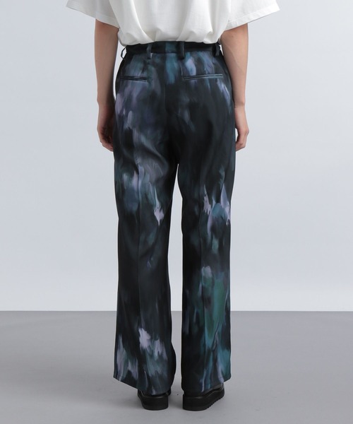 HARE（ハレ）の「【SETUP対応】ブラーアートトロミワイドフレアパンツ(HARE)（その他パンツ・メンズ・ブラック系その他/グリーン系その他・FREE）」の13枚目の写真