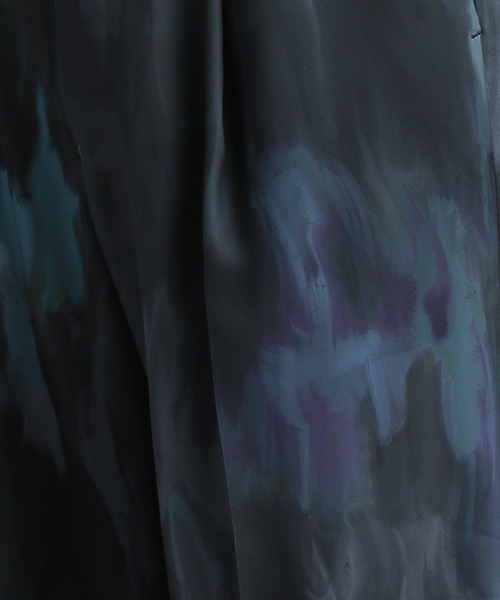 HARE（ハレ）の「【SETUP対応】ブラーアートトロミワイドフレアパンツ(HARE)（その他パンツ・メンズ・ブラック系その他/グリーン系その他・FREE）」の19枚目の写真