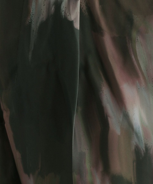 HARE（ハレ）の「【SETUP対応】ブラーアートトロミワイドフレアパンツ(HARE)（その他パンツ・メンズ・ブラック系その他/グリーン系その他・FREE）」の20枚目の写真