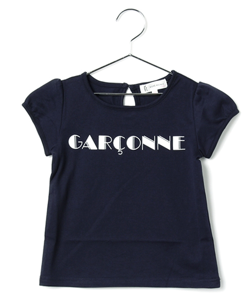 ROPE' PICNIC（ロペピクニック）の「【ROPE' PICNIC KIDS】 GARCONNE Tシャツ（Tシャツ/カットソー・キッズ・ホワイト/ネイビー・100cm/110cm/120cm）」の2枚目の写真