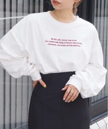 ロゴ刺繍アソートBIGロンT