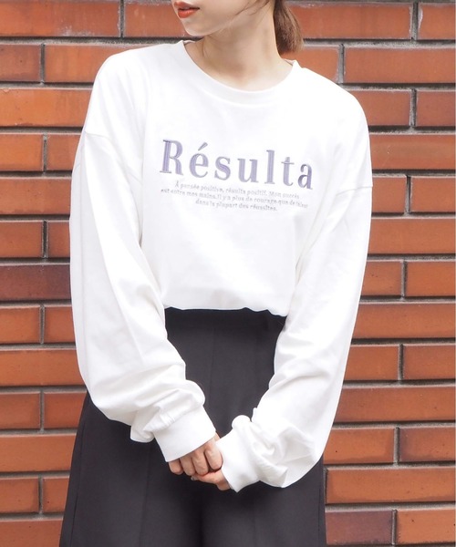 tiptop(ティップトップ)の「ロゴ刺繍アソートBIGロンT(Tシャツ/カットソー・レディース・ホワイト系その他/ホワイト系その他2/ホワイト系その他3/ホワイト系その他4/ホワイト系その他5/ホワイト系その他6・FREE)」の7枚目の写真