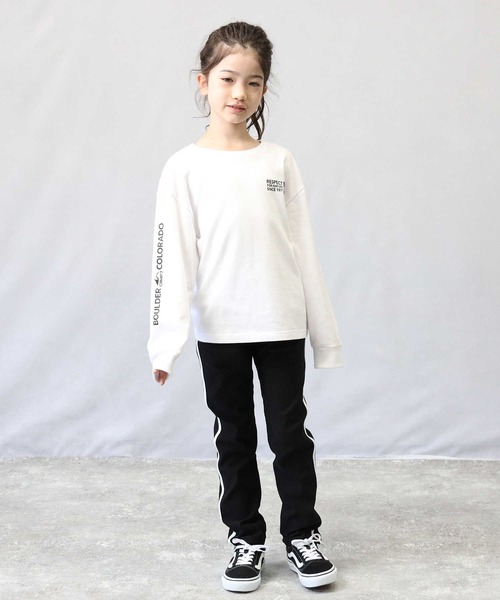 MPS(エムピーエス)の「MPS(エムピーエス)スキニーカラーパンツ(その他パンツ・キッズ・ブラック×ホワイト/ブラック・110/120/100/140/150/160/130)」の6枚目の写真