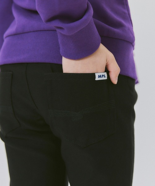 MPS(エムピーエス)の「MPS(エムピーエス)スキニーカラーパンツ(その他パンツ・キッズ・ブラック×ホワイト/ブラック・110/120/100/140/150/160/130)」の5枚目の写真