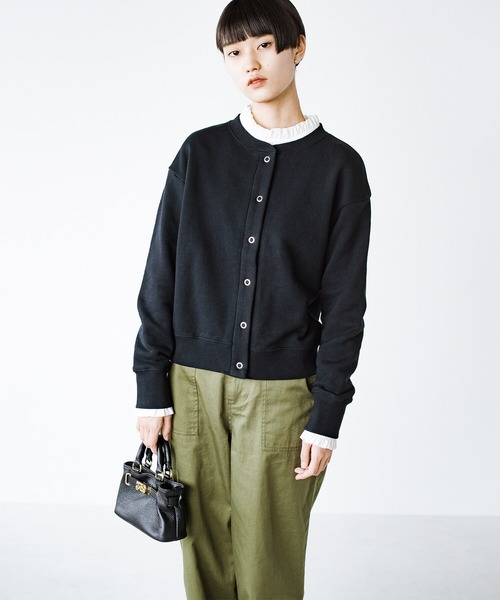 haco!(ハコ)の「さっと羽織るとコーデが仕上がる!PBPオーガニックコットン 無敵のスナップボタンカーディガン(カーディガン/ボレロ・レディース・ブラック・SMALL/MEDIUM/LARGE/X-LARGE)」の20枚目の写真