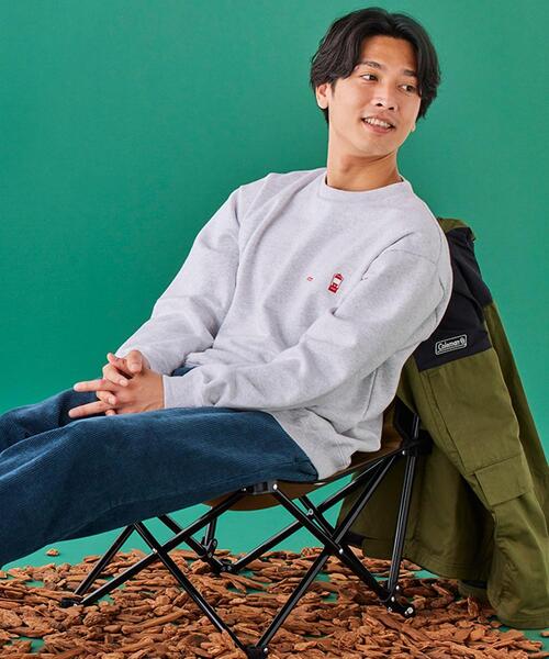 COLEMAN（コールマン）の「COLEMAN(コールマン)別注プリント裏毛クルーネックスウェット（スウェット・メンズ・ホワイト/グレー/ブラック/その他・M/S/L/XL）」の3枚目の写真