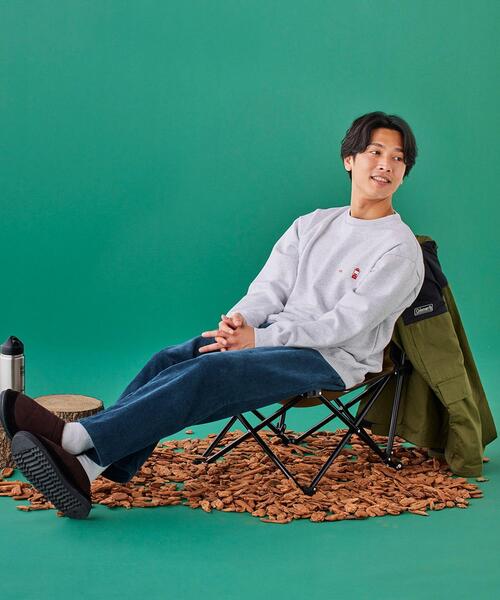 COLEMAN（コールマン）の「COLEMAN(コールマン)別注プリント裏毛クルーネックスウェット（スウェット・メンズ・ホワイト/グレー/ブラック/その他・M/S/L/XL）」の7枚目の写真