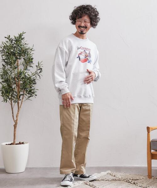 COLEMAN（コールマン）の「COLEMAN(コールマン)別注プリント裏毛クルーネックスウェット（スウェット・メンズ・ホワイト/グレー/ブラック/その他・M/S/L/XL）」の10枚目の写真