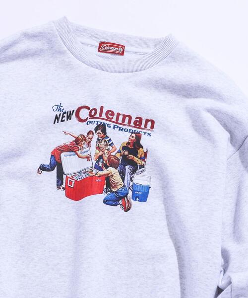 COLEMAN（コールマン）の「COLEMAN(コールマン)別注プリント裏毛クルーネックスウェット（スウェット・メンズ・ホワイト/グレー/ブラック/その他・M/S/L/XL）」の15枚目の写真