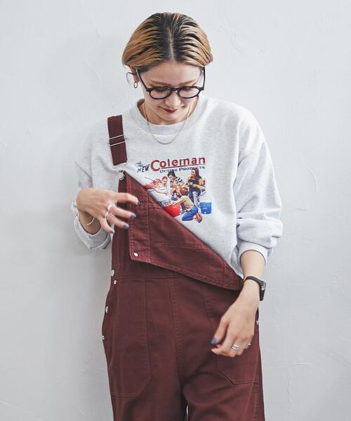 COLEMAN（コールマン）の「COLEMAN(コールマン)別注プリント裏毛クルーネックスウェット（スウェット・メンズ・ホワイト/グレー/ブラック/その他・M/S/L/XL）」の17枚目の写真