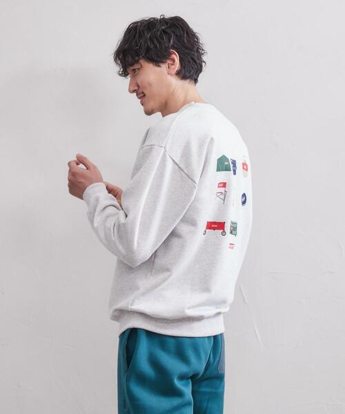 COLEMAN（コールマン）の「COLEMAN(コールマン)別注プリント裏毛クルーネックスウェット（スウェット・メンズ・ホワイト/グレー/ブラック/その他・M/S/L/XL）」の20枚目の写真