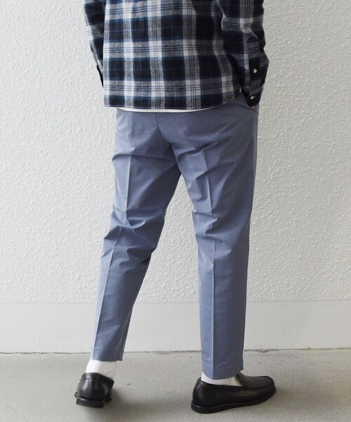 SHIPS any(シップス エニィ)の「SHIPS any: <Sorona> ワンタック テーパード パンツ(その他パンツ・メンズ・チャコールグレー/ネイビー/オリーブ/カーキ/ブルー・SMALL/MEDIUM/LARGE/X-LARGE)」の8枚目の写真